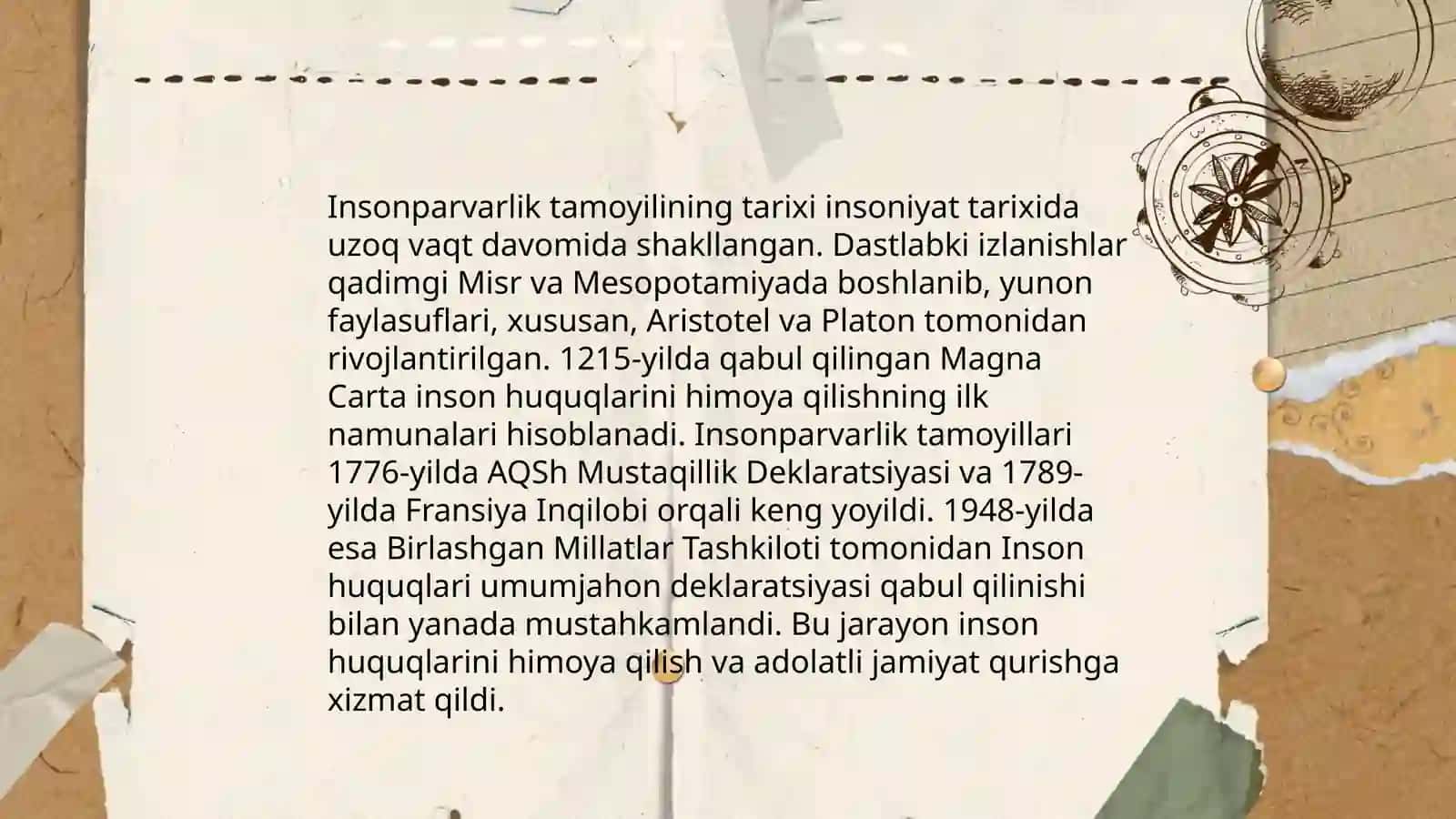 Insonparvarlik tamoyili 3
