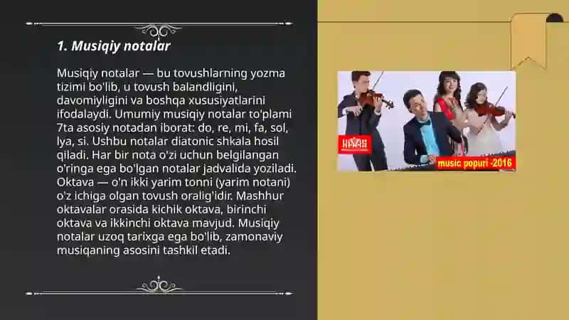 Musiqiy tovushlar 3