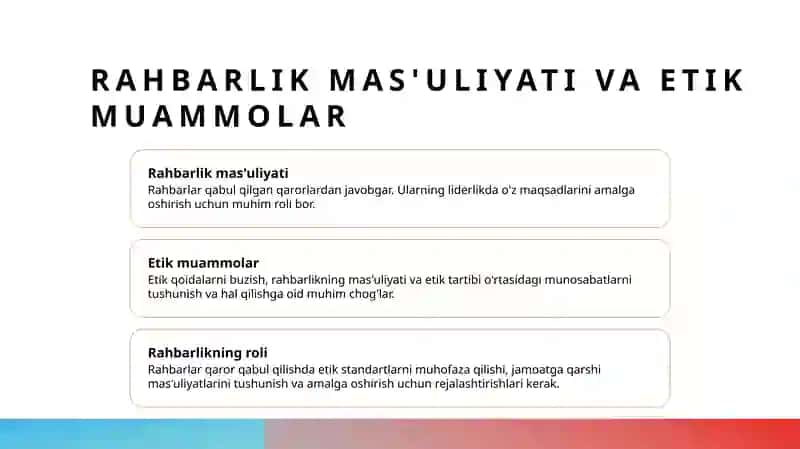 Boshqaruv qarorlarini qabul qilishda rahbar ma'suliyati 3