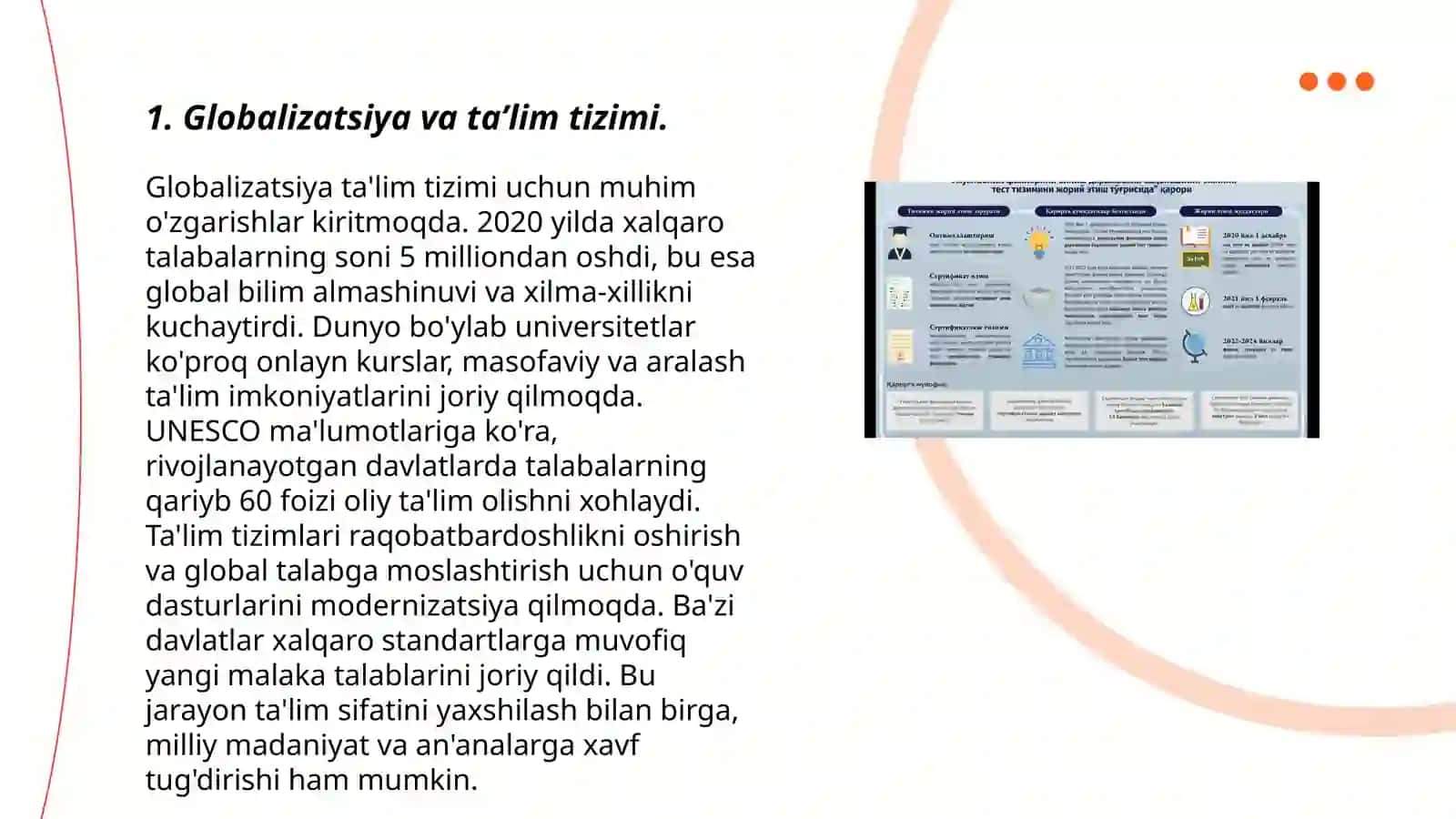 Globalizatsiya va ta'lim tizimi 3