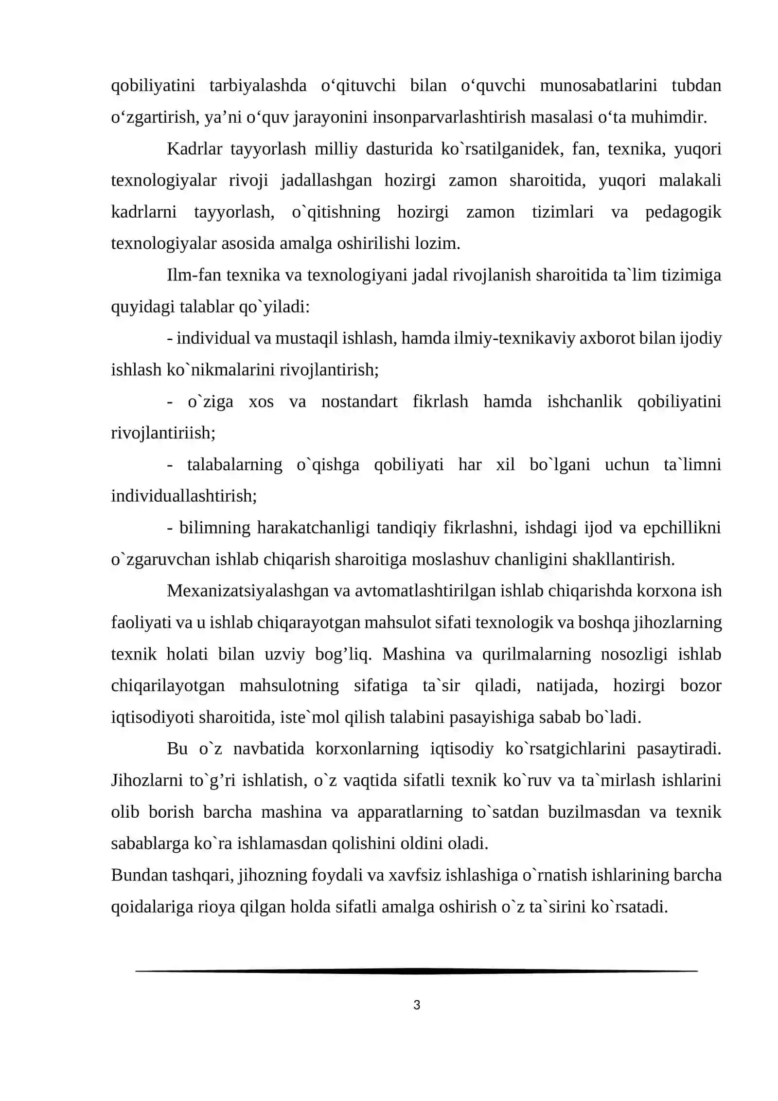 Kinematik sxemalar (0‘zDSt 2.702: 2003) 3