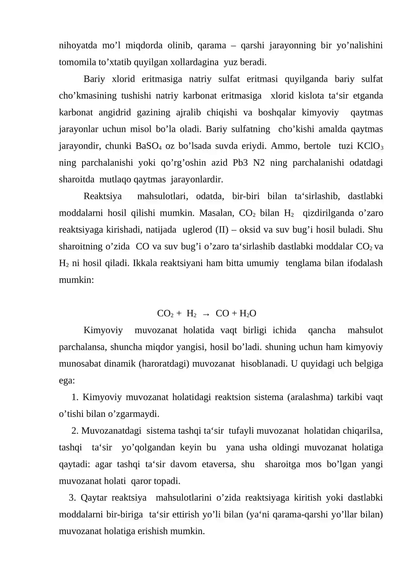 Kimyoviy muvozanat 3