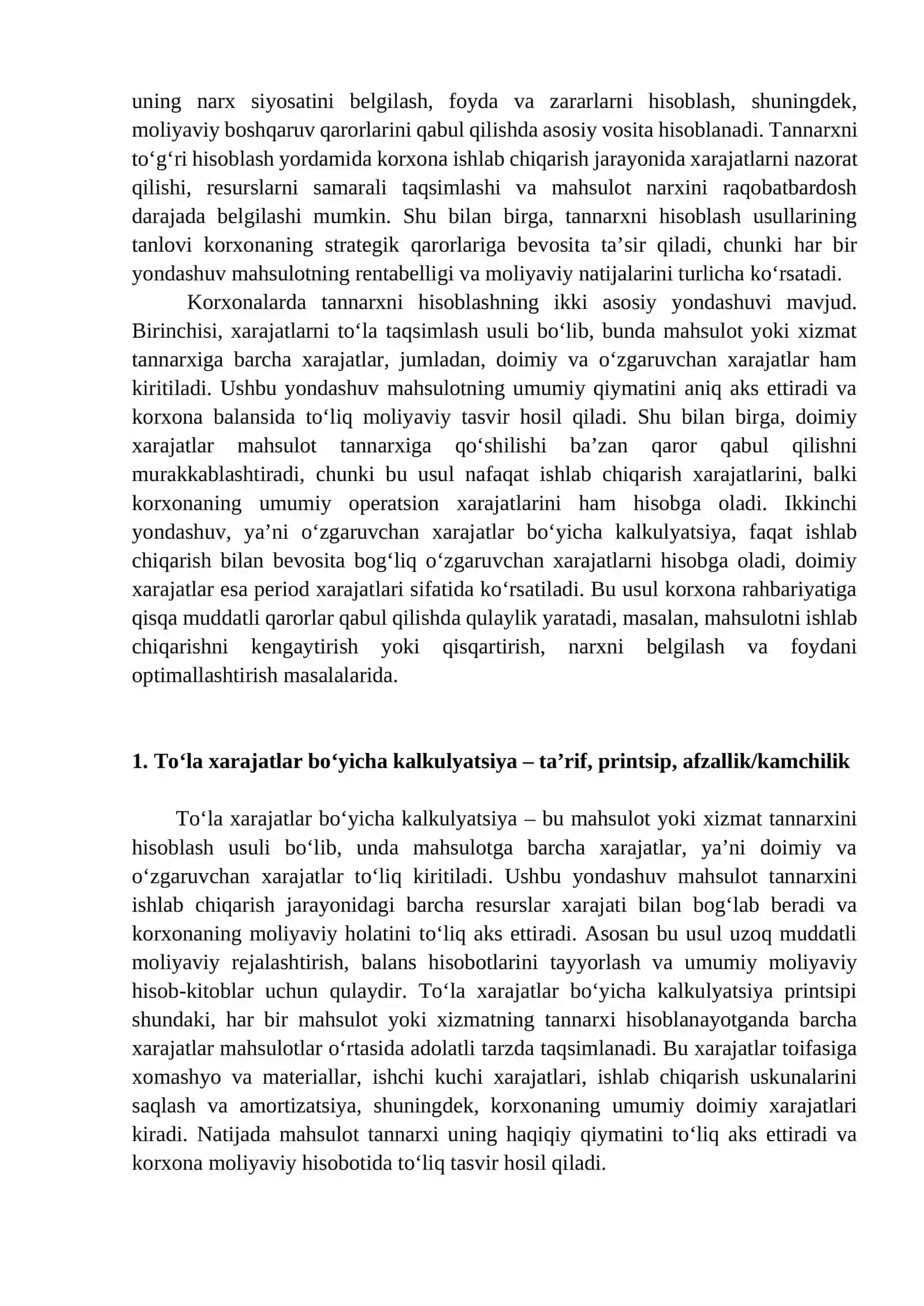 Tannarx Kalkulyatsiyasi 3