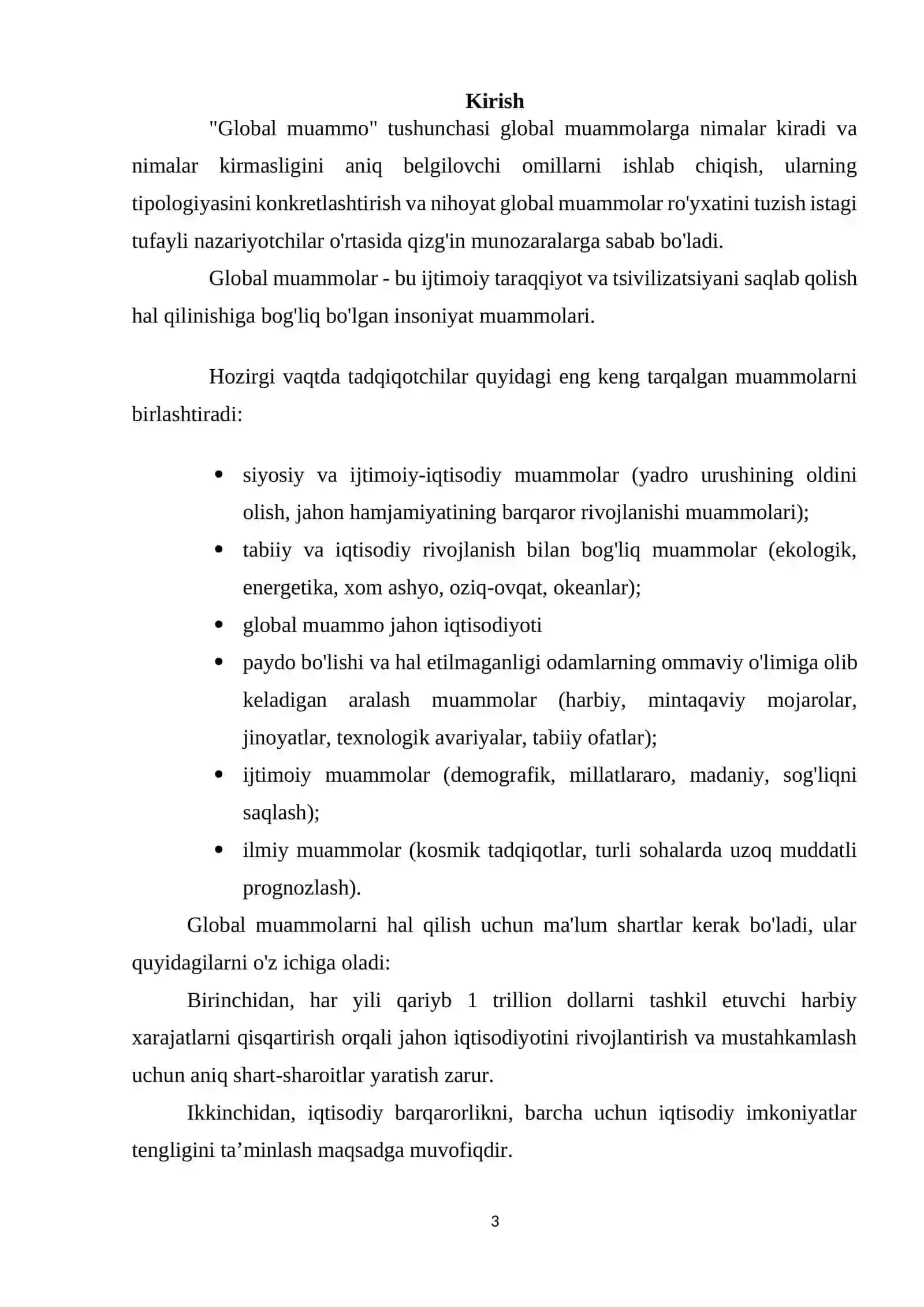 Jahonning global iqtisodiy muammolari 3