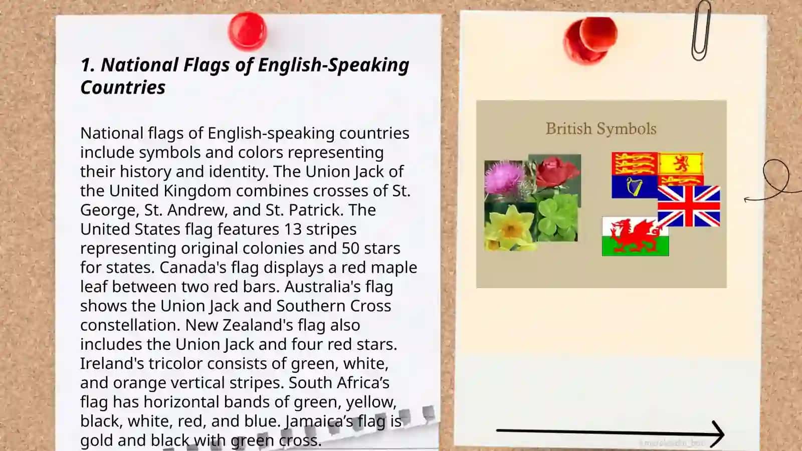 National symbols of English speaking countries 3