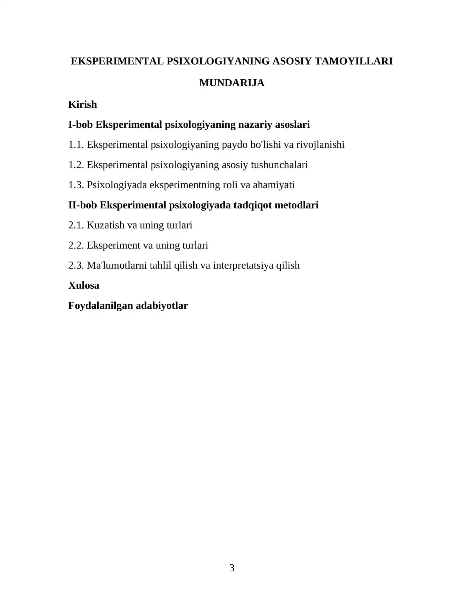 Eksperimental Psixologiya Kurs Ishi 3