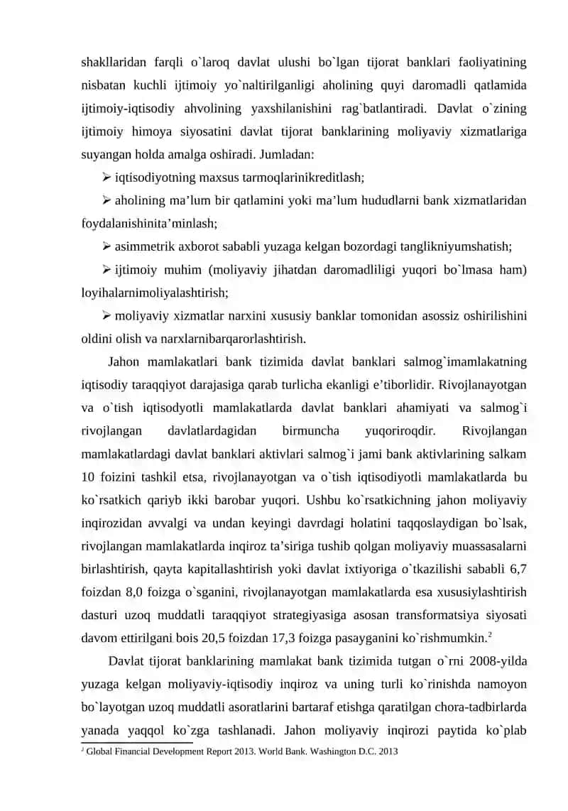 MAMLAKAT IQTISODIYOTINI RIVOJLANTIRISHDA BANK SEKTORI VA MOLIYA TIZIMINING BARQARORLIGINI TA’MINLASH YO‘LLARI 3