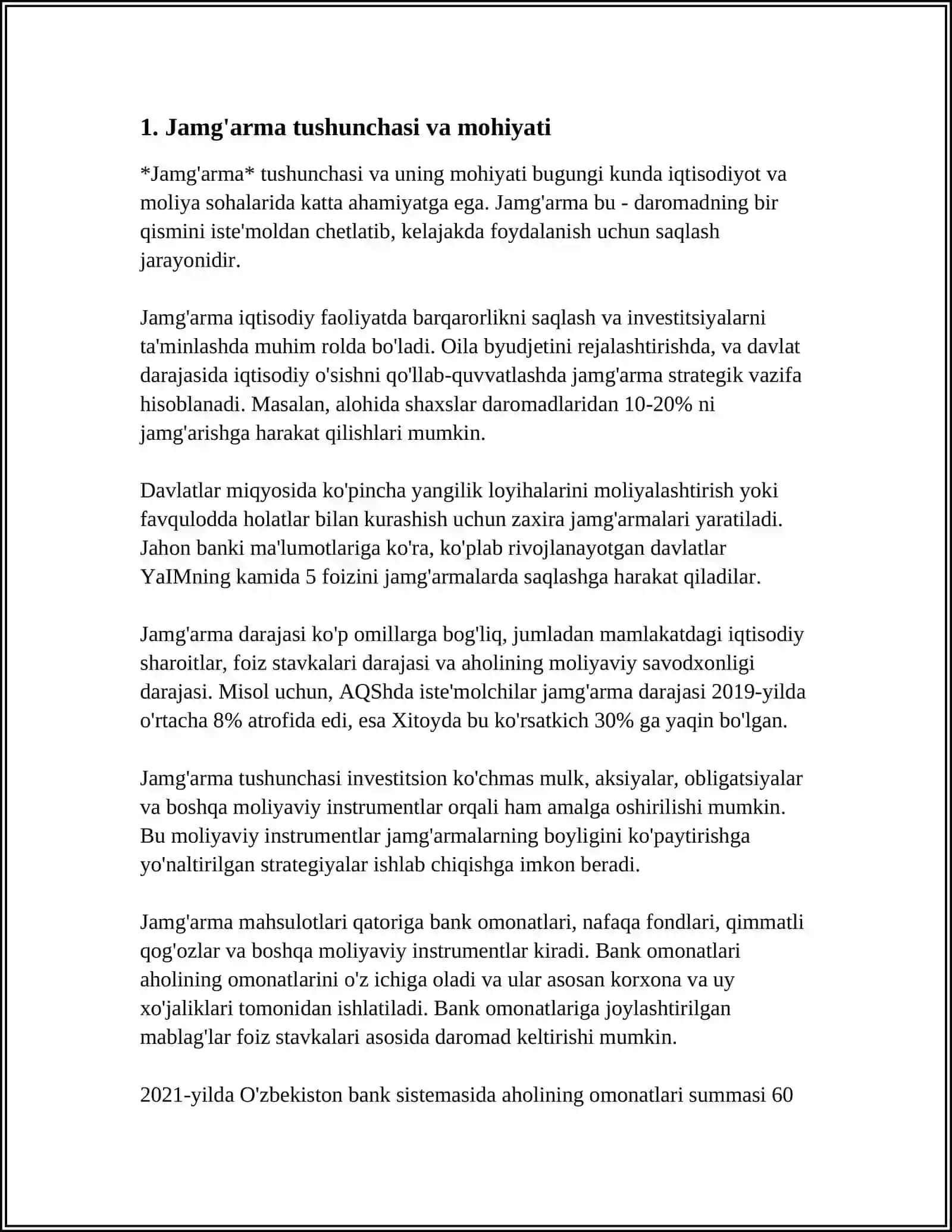 JAMG'ARMANING IQTISODIY MAZMUNI VA OMILLARI 3