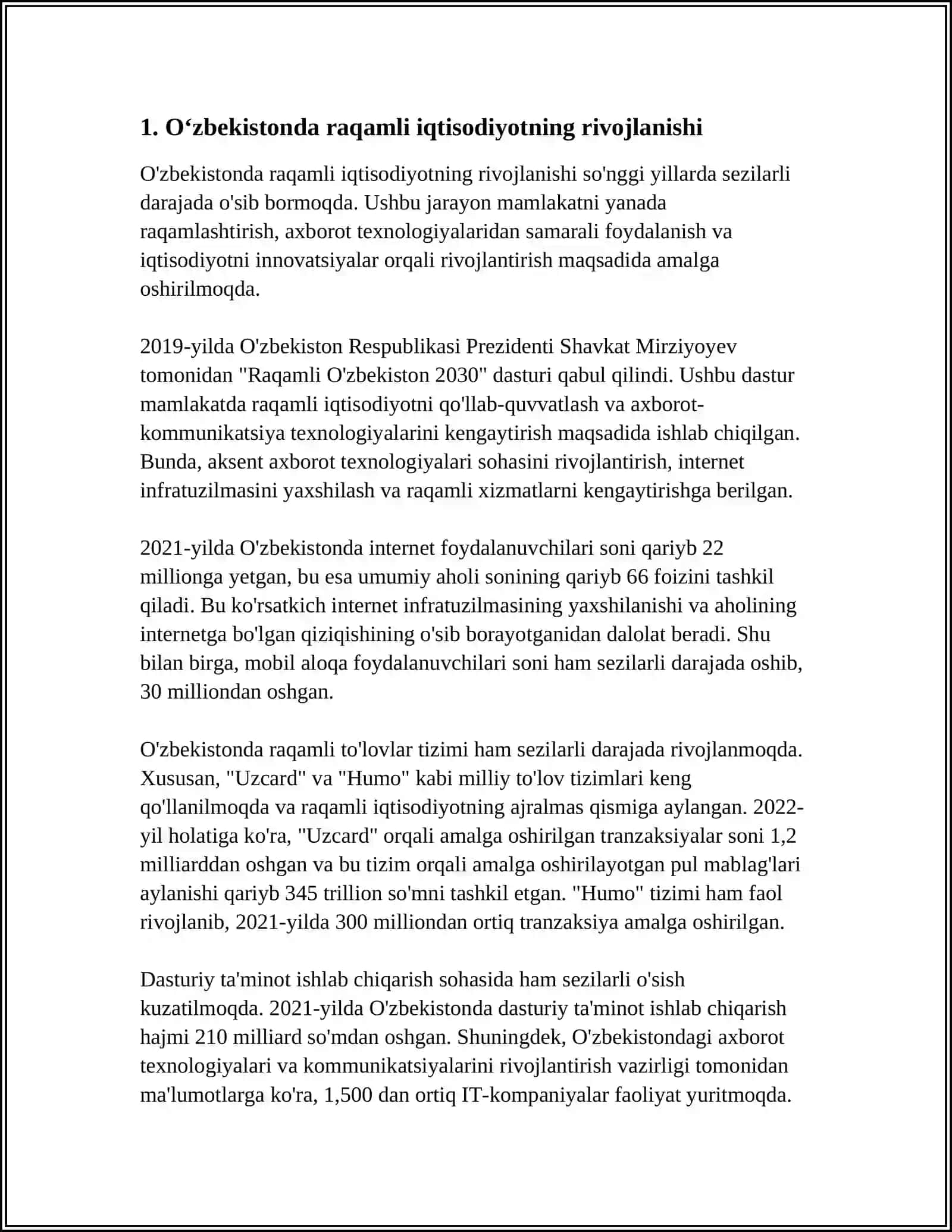 O'zbekistonda Raqamli Iqtisodiyot 3