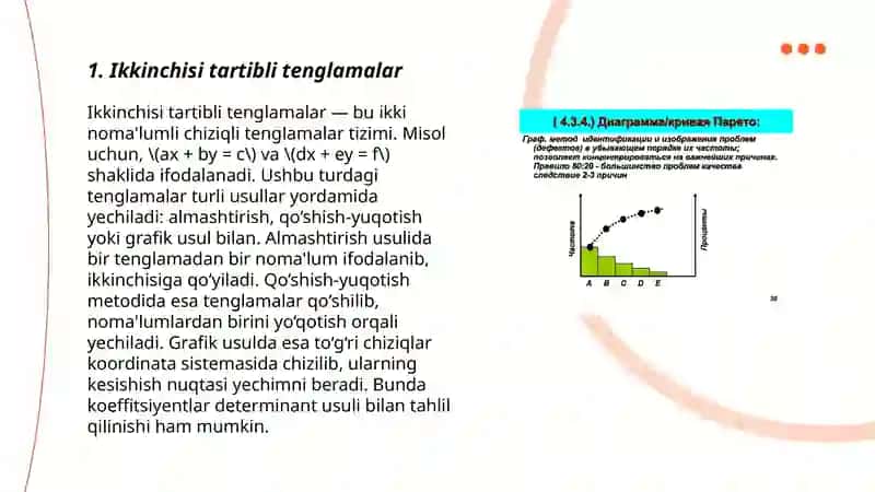 Ikkinchisi tartibli egri chiziqlar 3