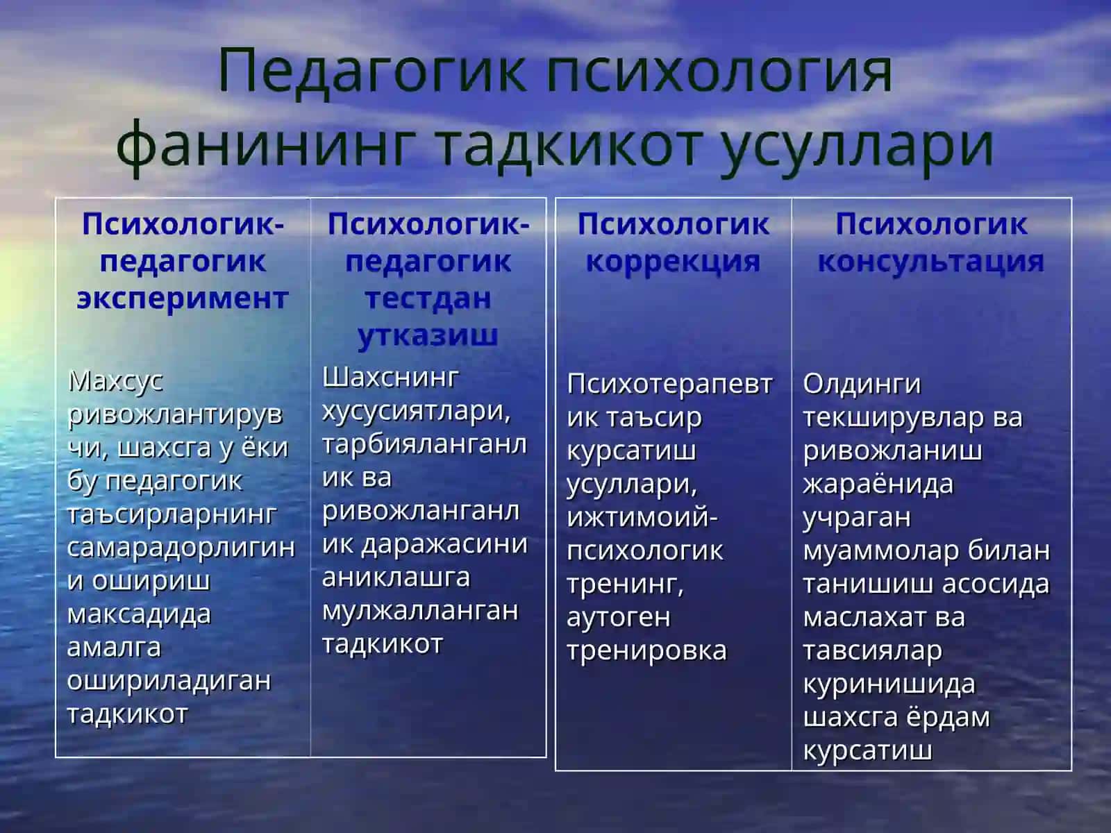 Педагогик психология 3