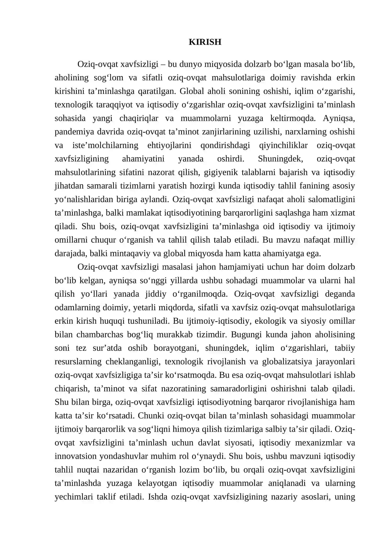 Oziq ovqat xavfsizligi 3