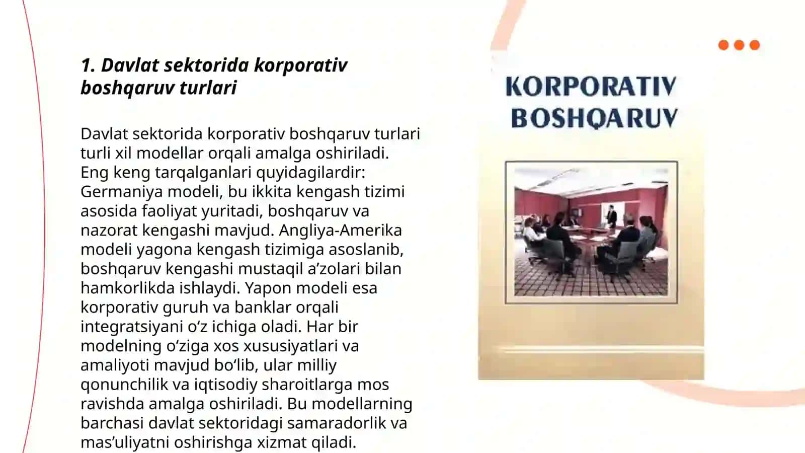 Davlat sektorida korporativ boshqaruv 3