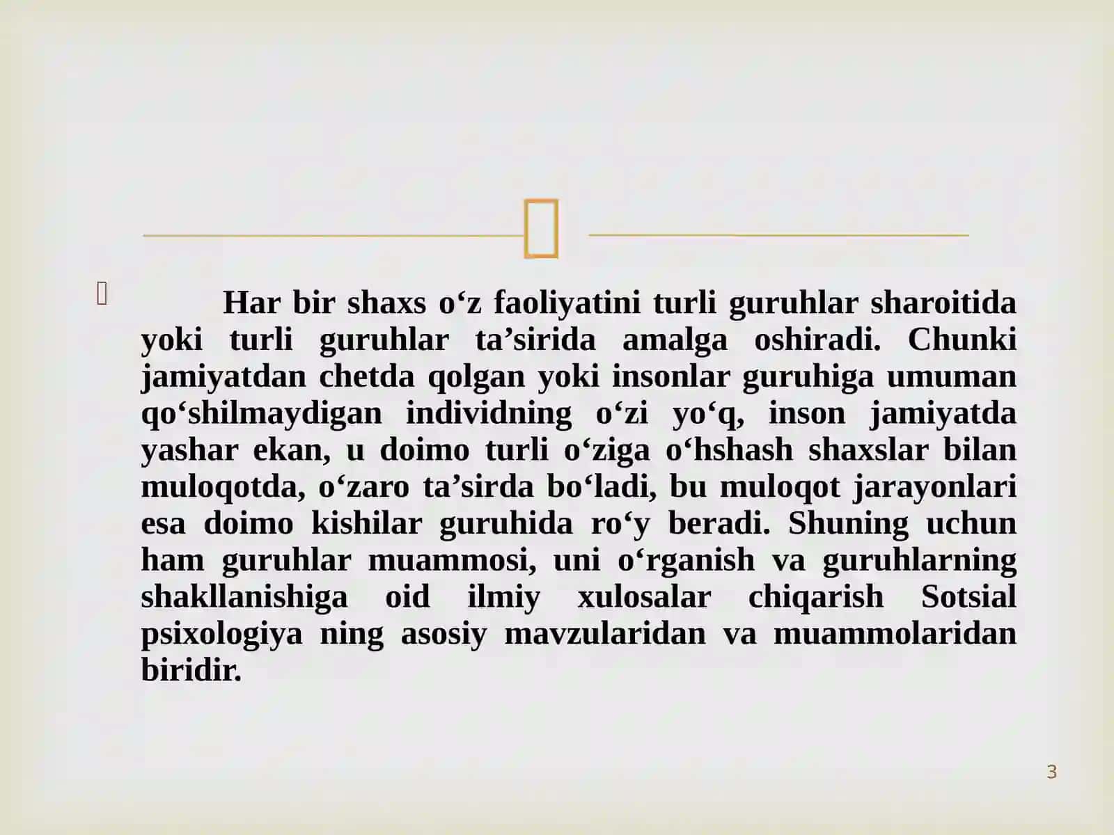 KATTAGURUH PSIXOLOGIYASI 3
