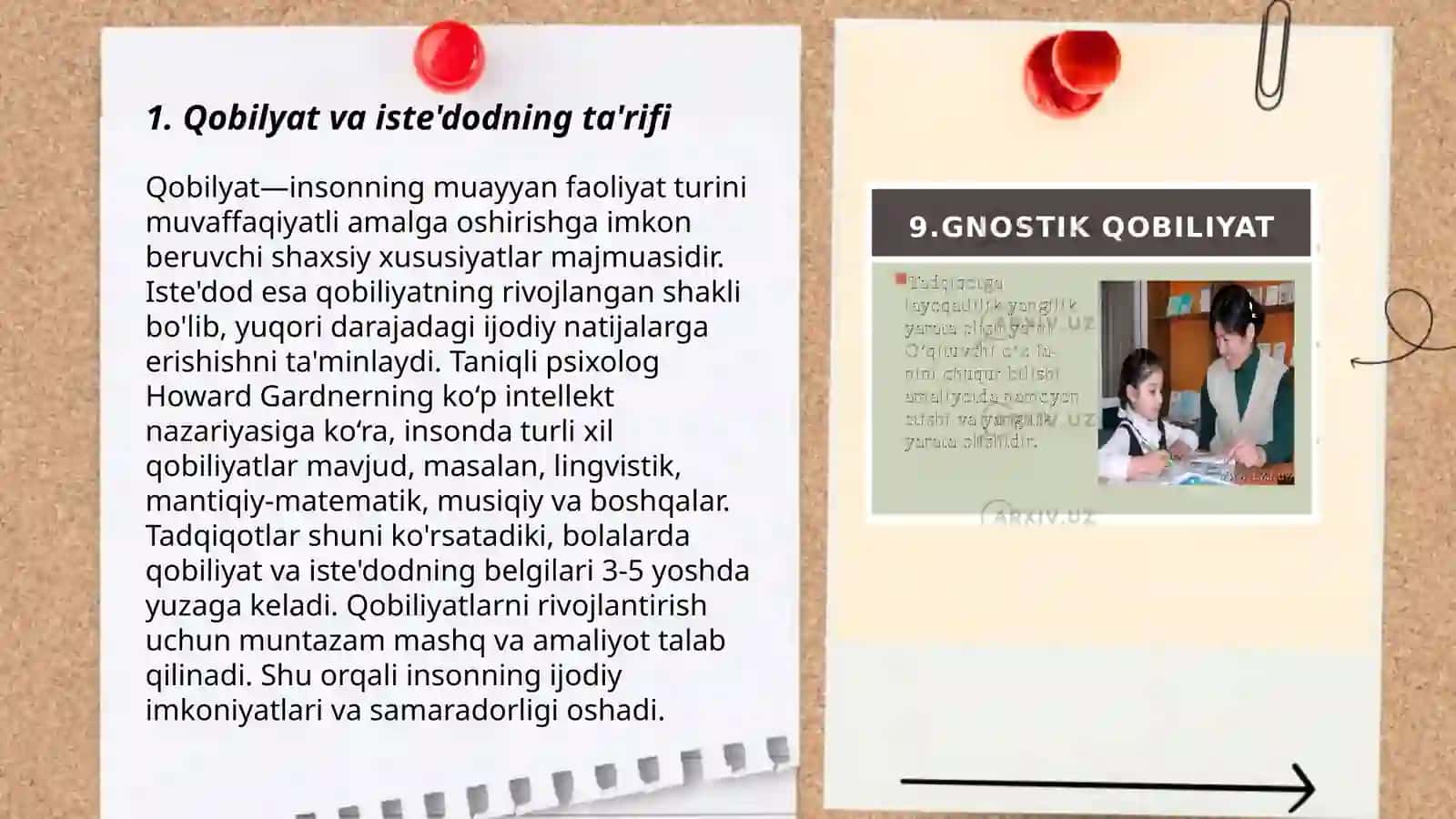 Qobilyat va uning rivojlanishi 3