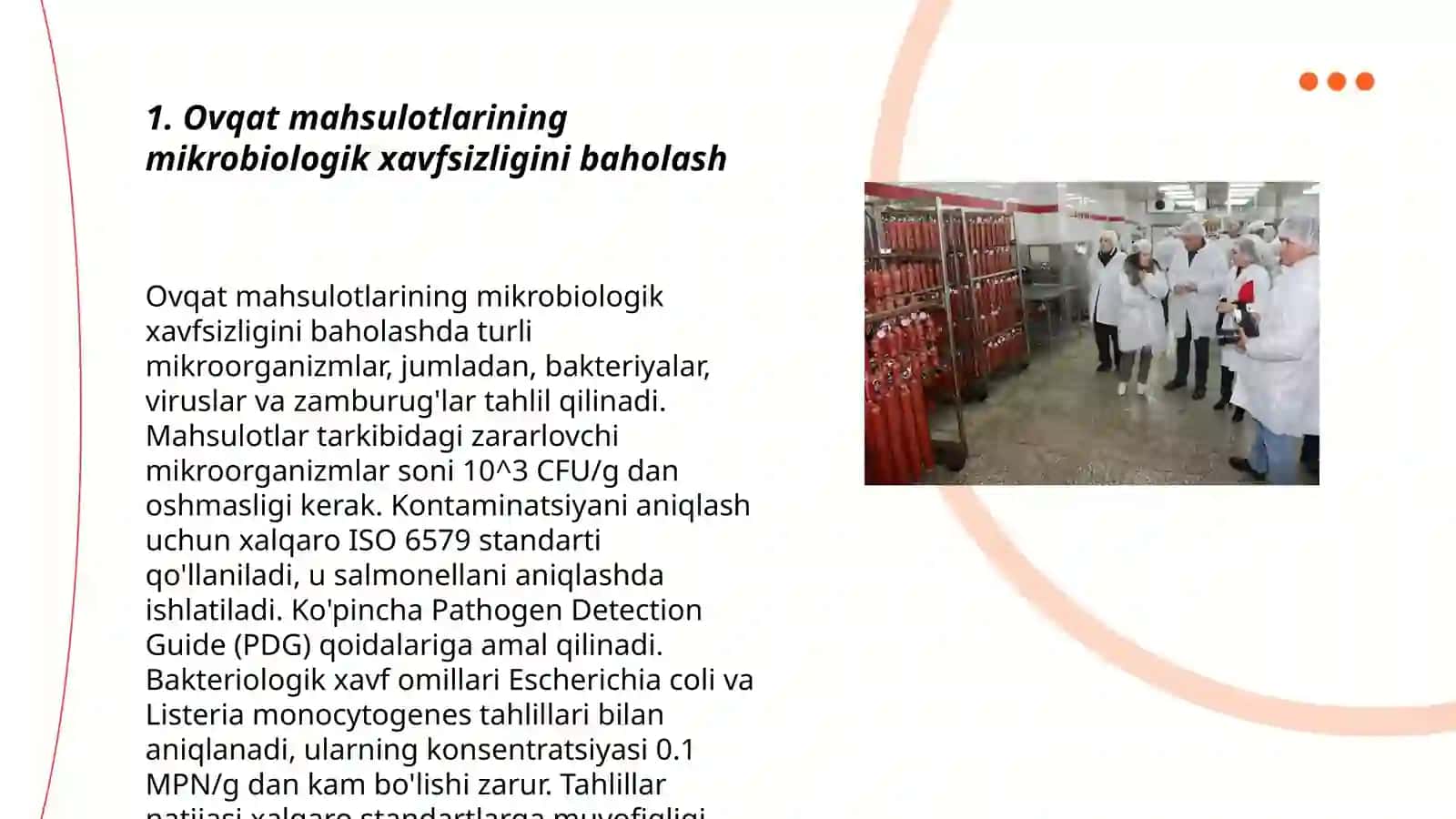 Ovqat mahsulotlarining sifatini gigienik baxolash 3