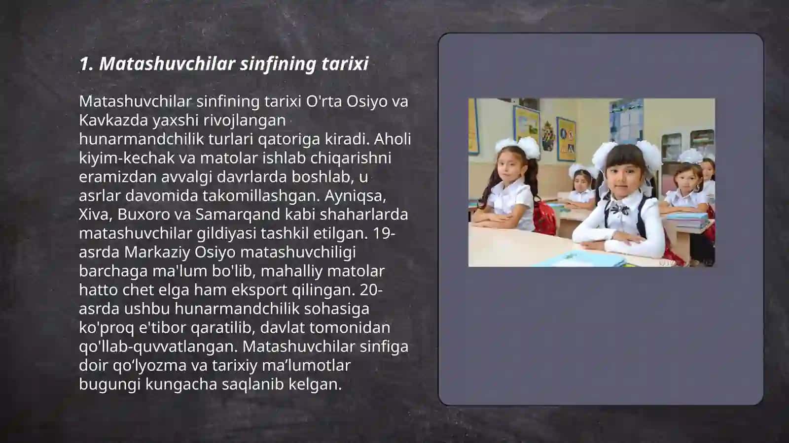 Matashuvchilar sinfi 3