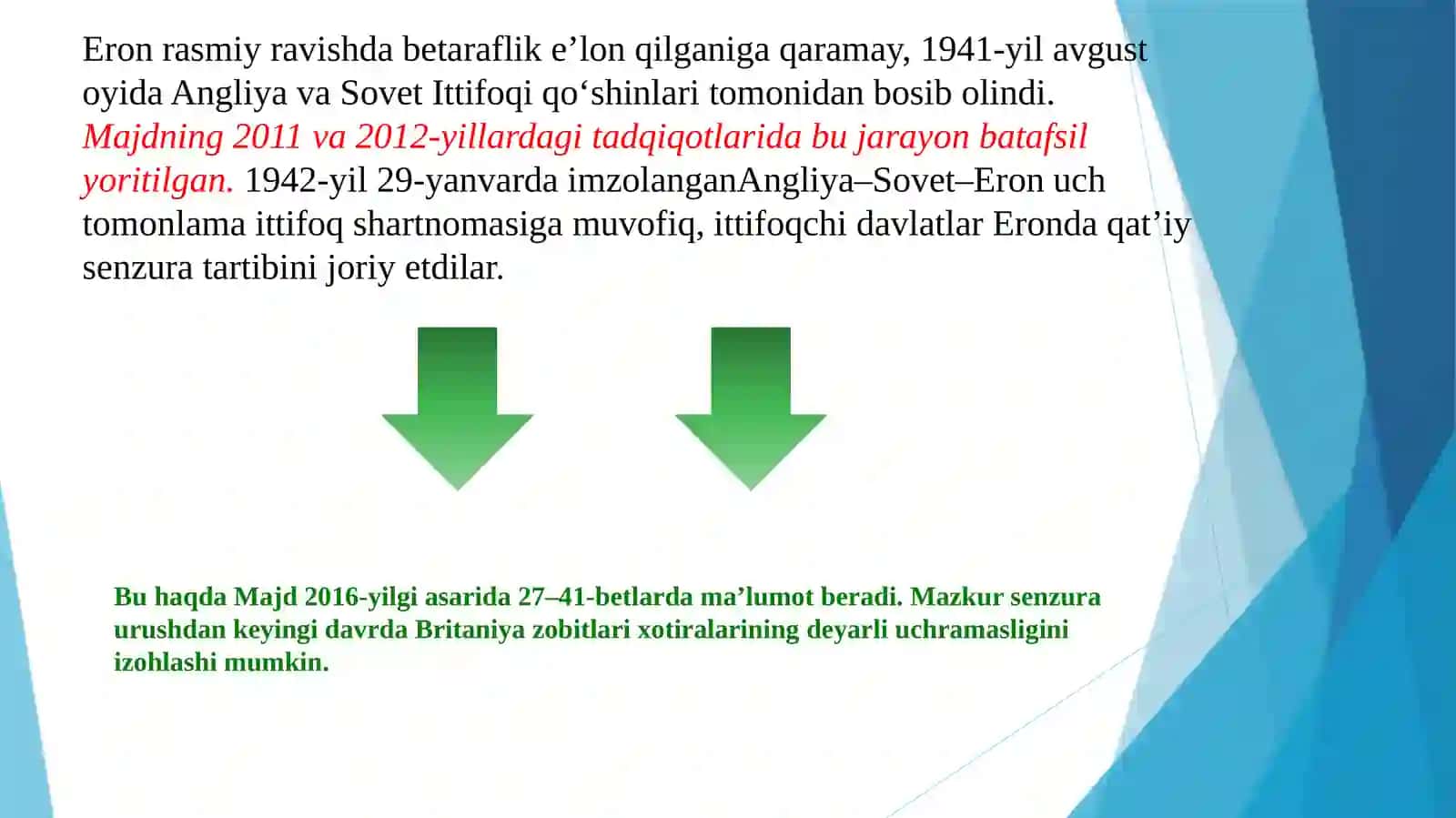 Eronda ikkinchi jahon urushi davrida ocharchilik 3