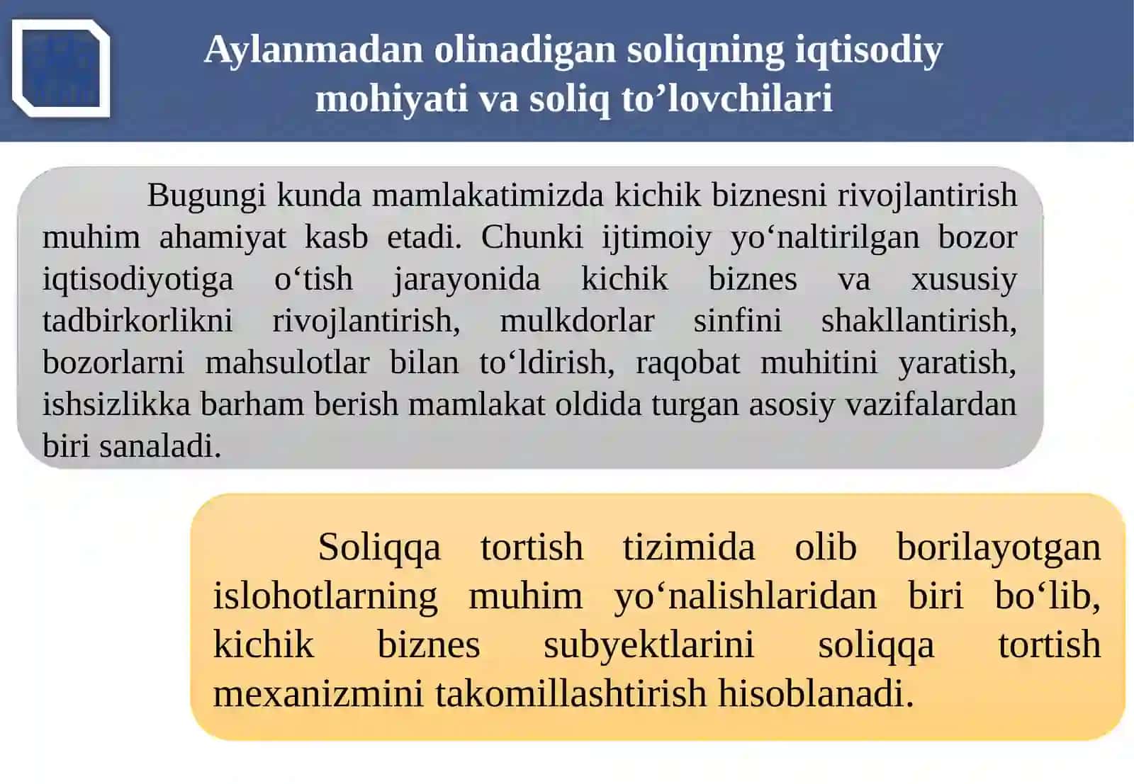 Aylanmadan olinadigan soliq 3