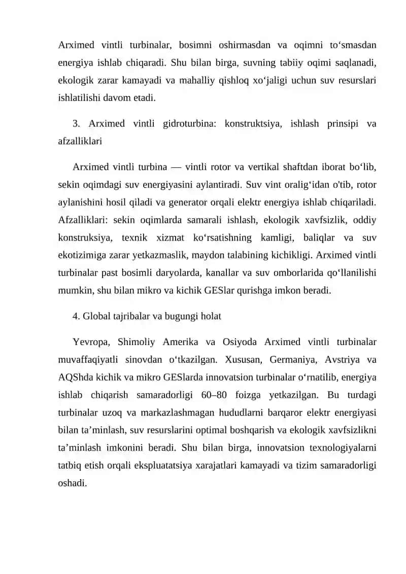 Innovatsion gidroturbinalar 3