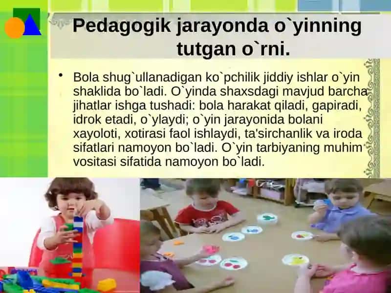 O'yinning yoshg'axo'shususiyatlari 3