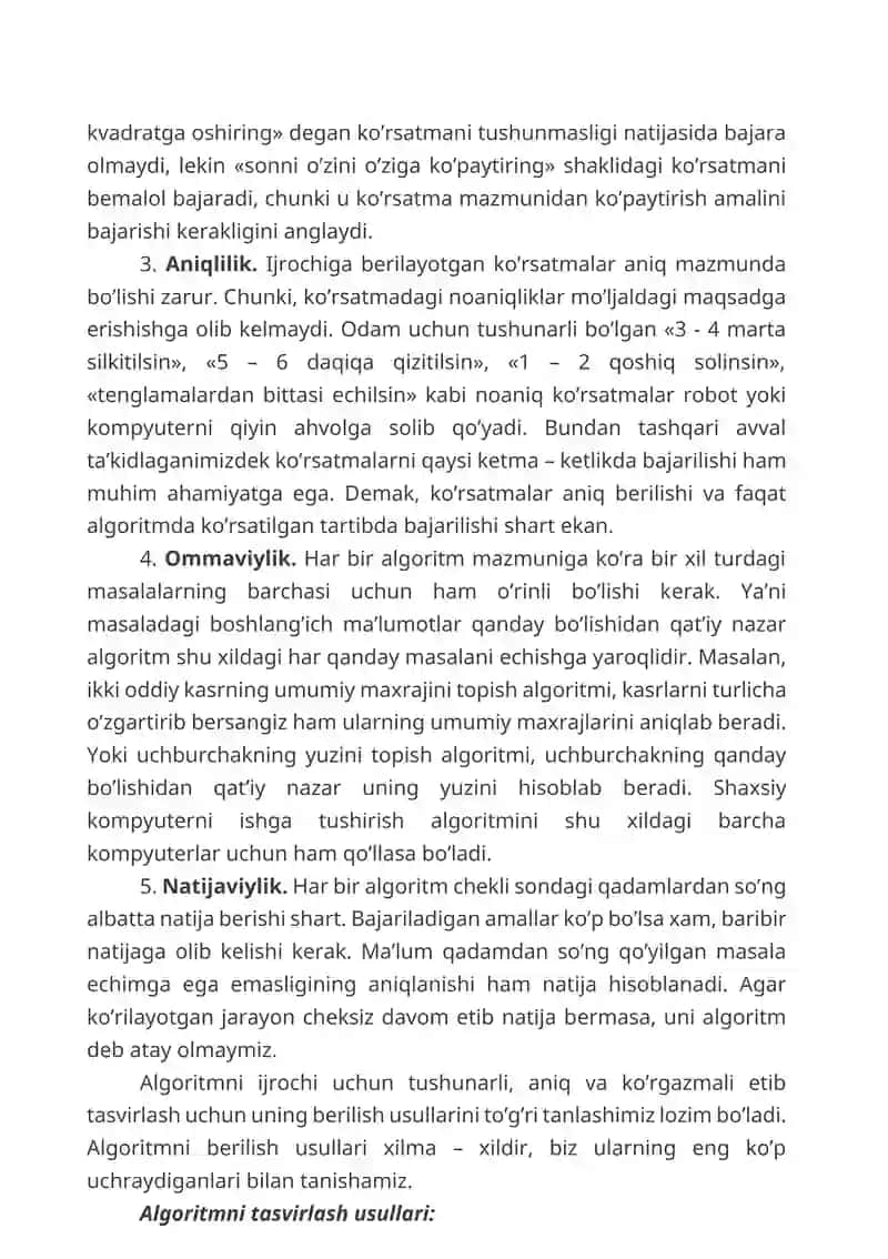 ALGORITMLASHTIRISH VA DASTURLASH ASOSLARI 3