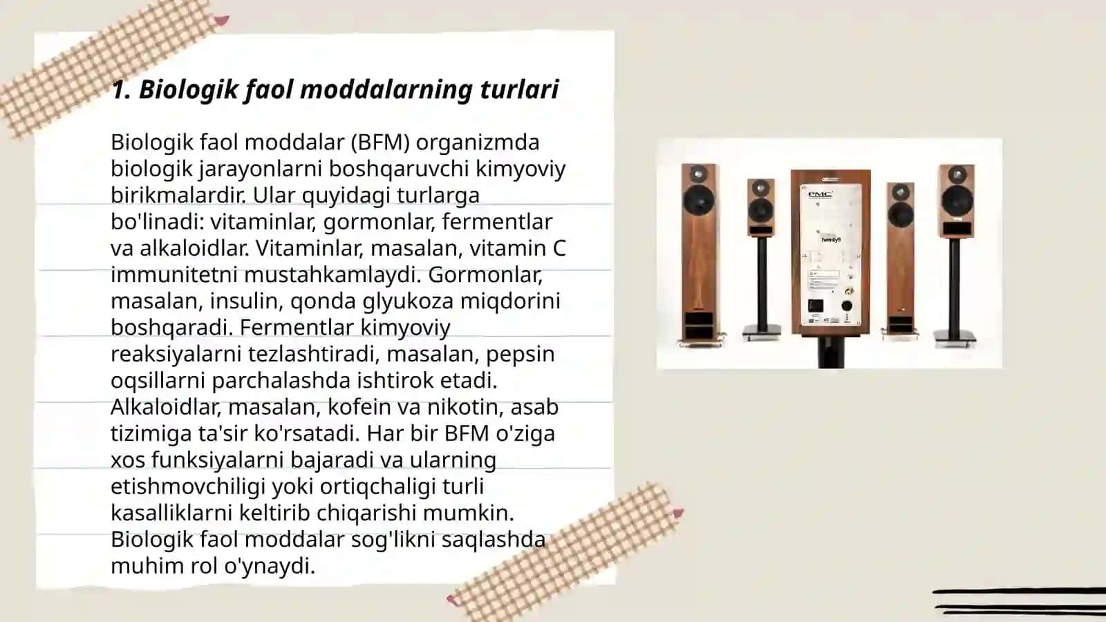 Biologik faol moddalarning qoʻllanilishi 3