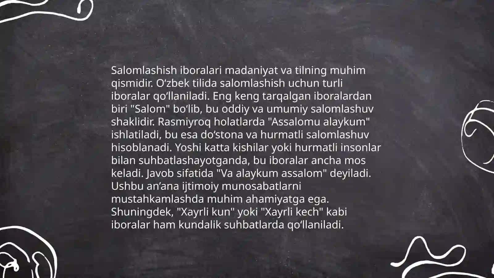 Salomlashish iboralari 3