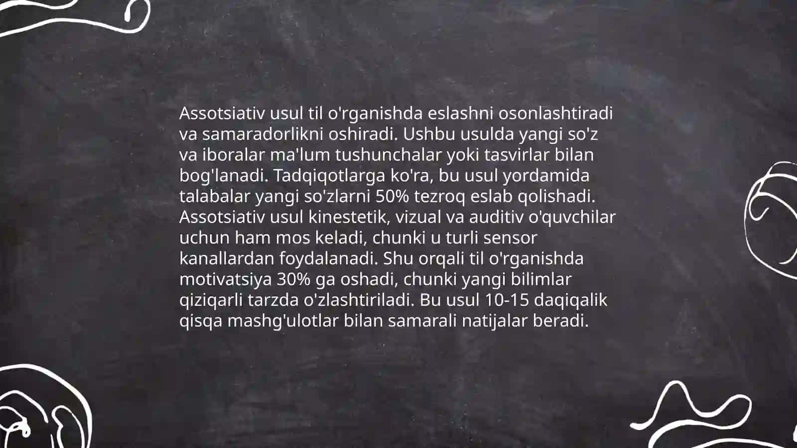 Assotsiativ usul 3