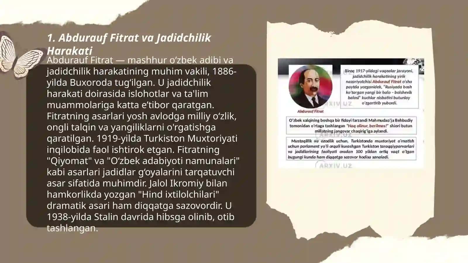 Abdurauf Fitrat va Jadidchilik Harakati 3
