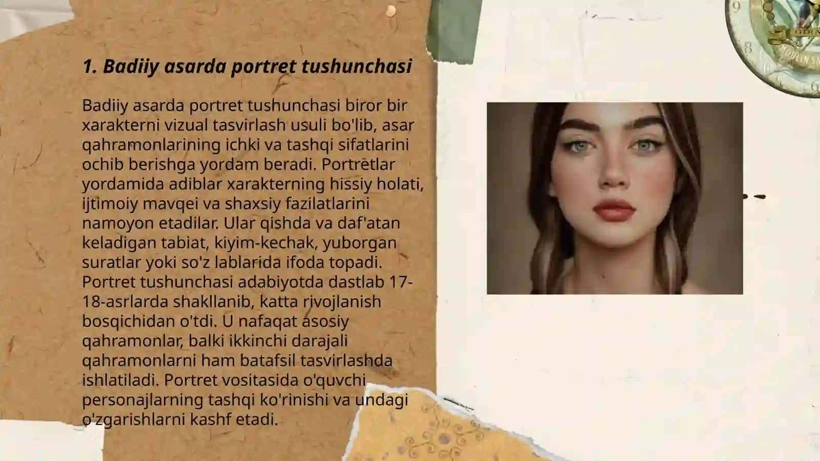 Badiiy asarda portret 3