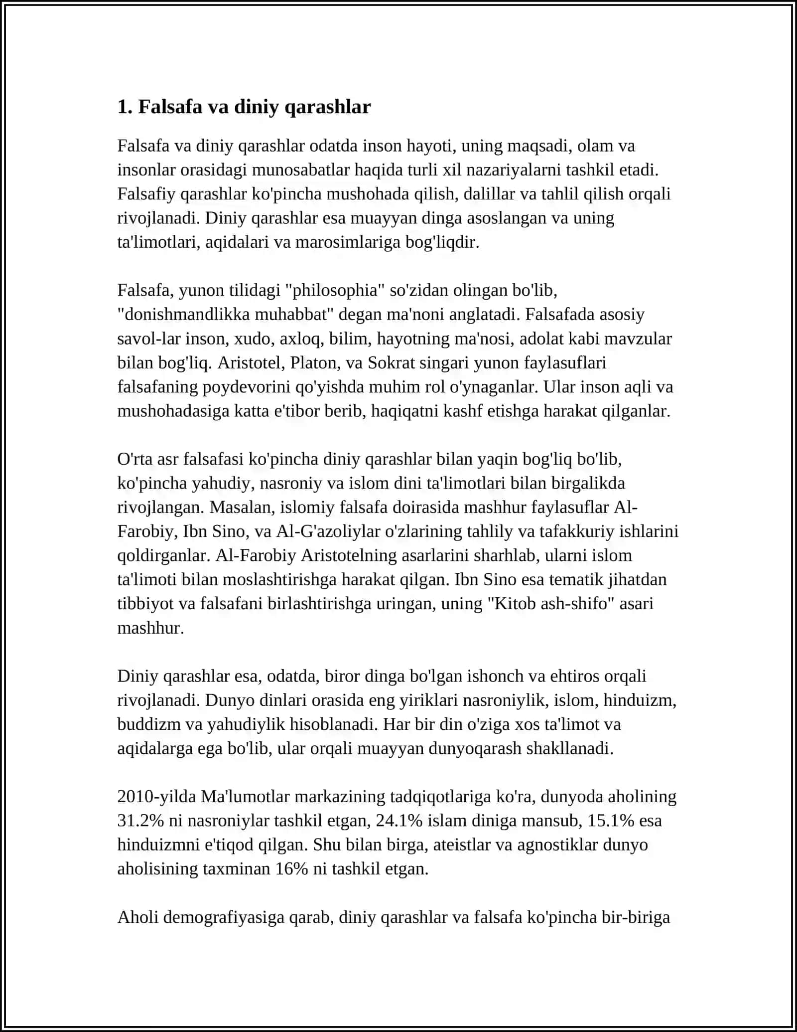 JAMIYAT FALSAFASI 3