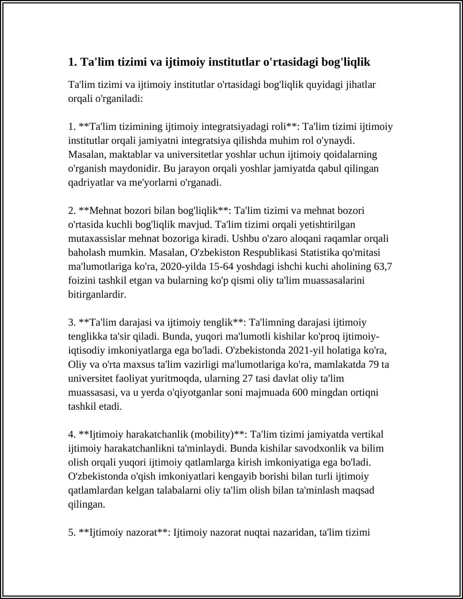 TAʼLIM TIZIMI IJTIMOIY INSTITUT SIFATIDA 3