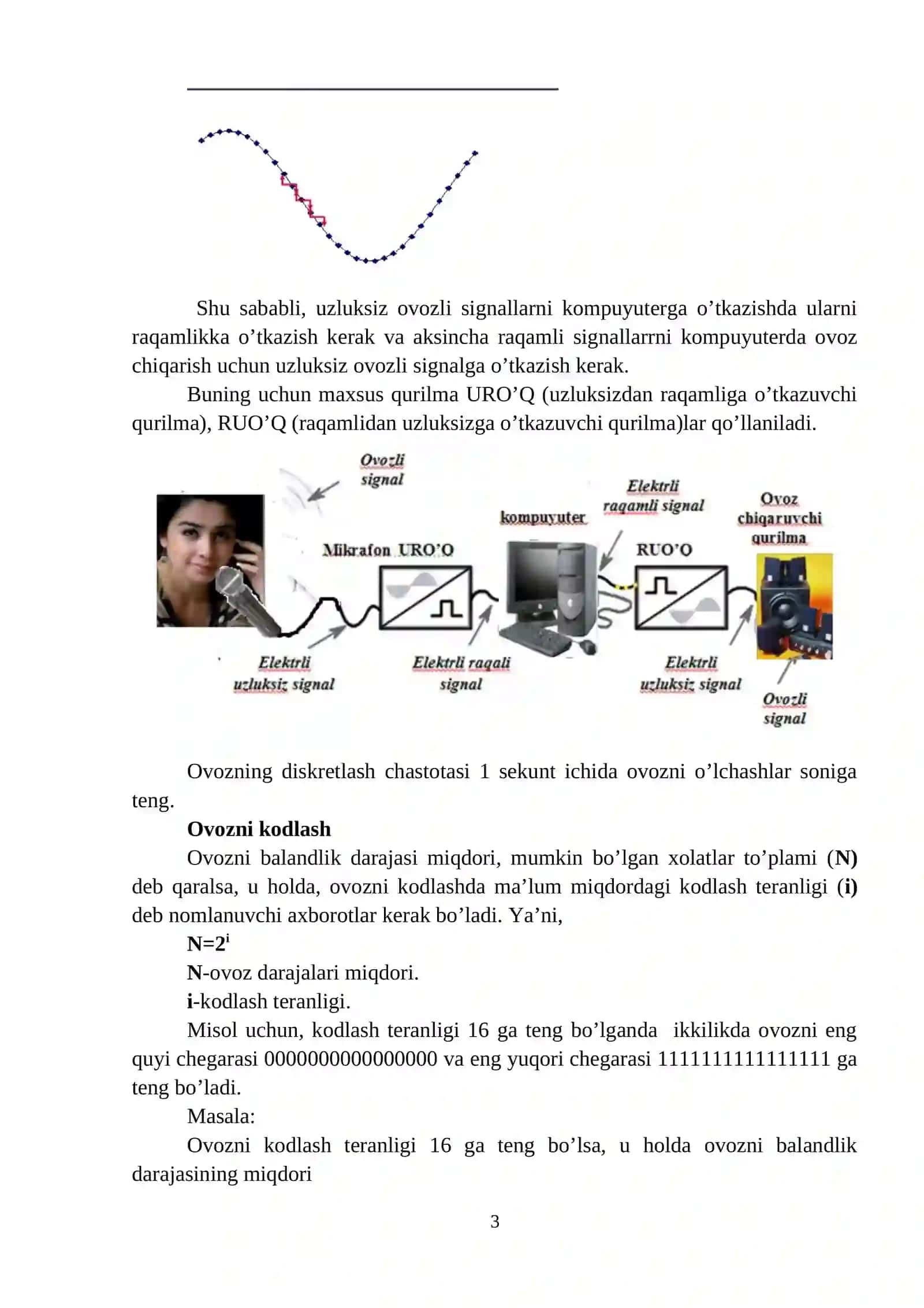 Kimyoga oid audio va video axborotlar bilan ishlash 3