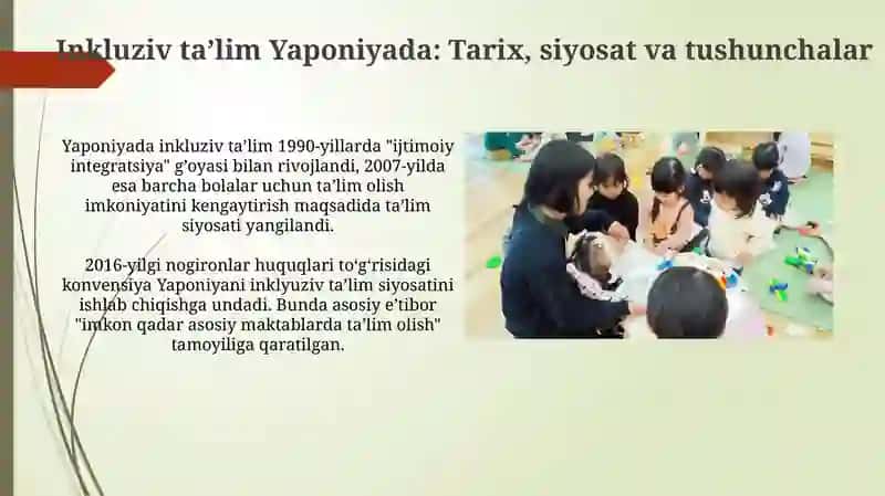 Yaponya inkluziv talimi 3