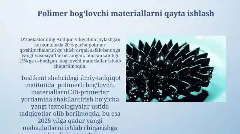 Polimer bogʻlovchi materiallar texnologiyasi 3