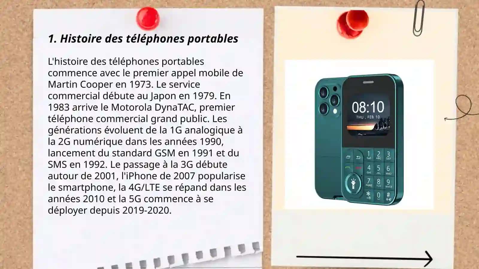 Histoire des téléphones portables 3