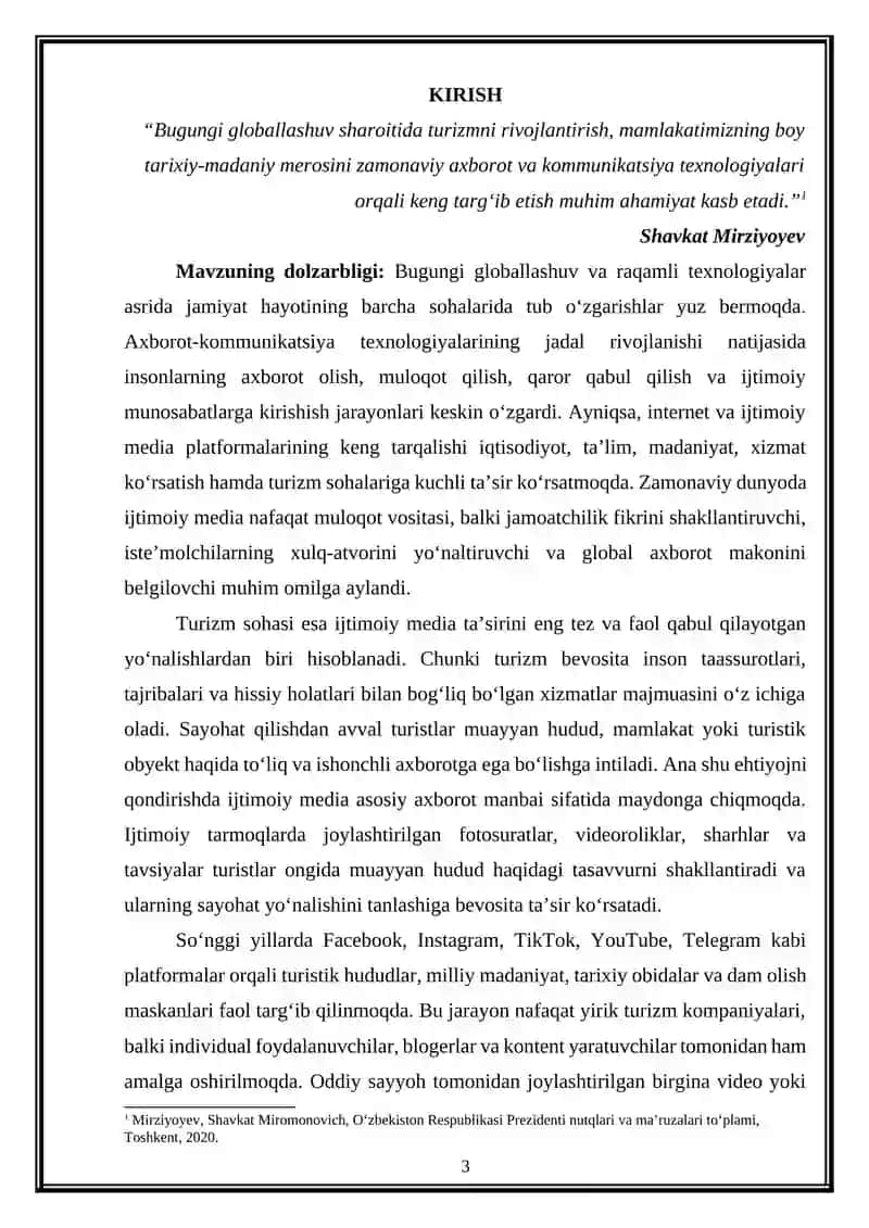 Turizmda ijtimoiy media va uning ta'siri 3