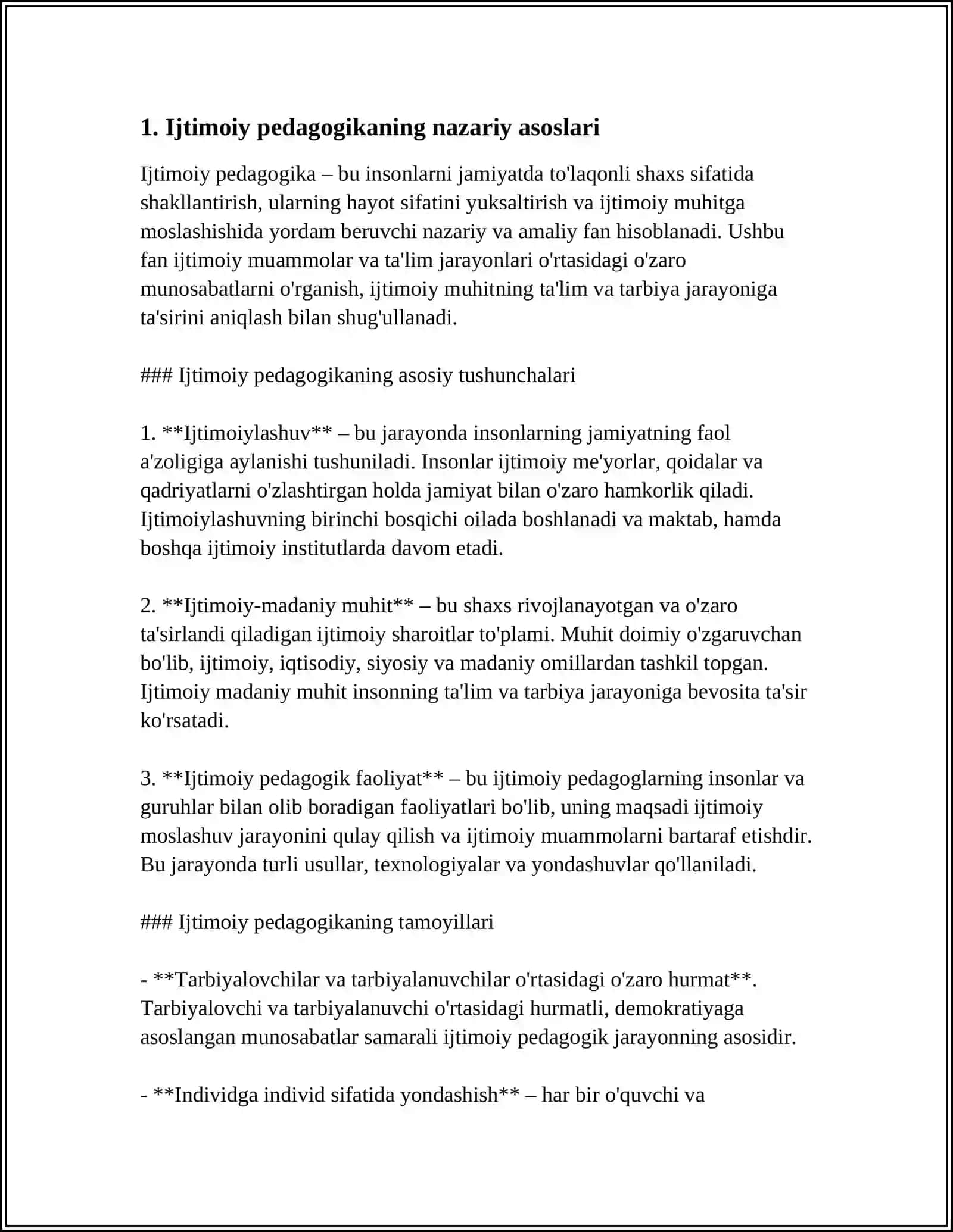 Ijtimoiy Pedagogik Faoliyat Metodlari 3
