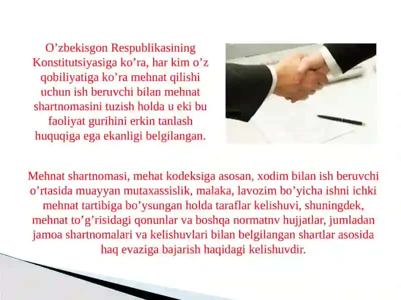 Mehnat shartnomasi 3