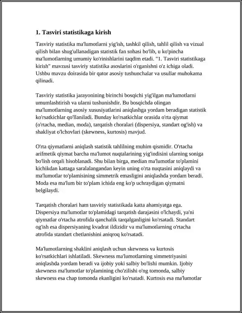 4. TASVIRIY STATISTIKA 3