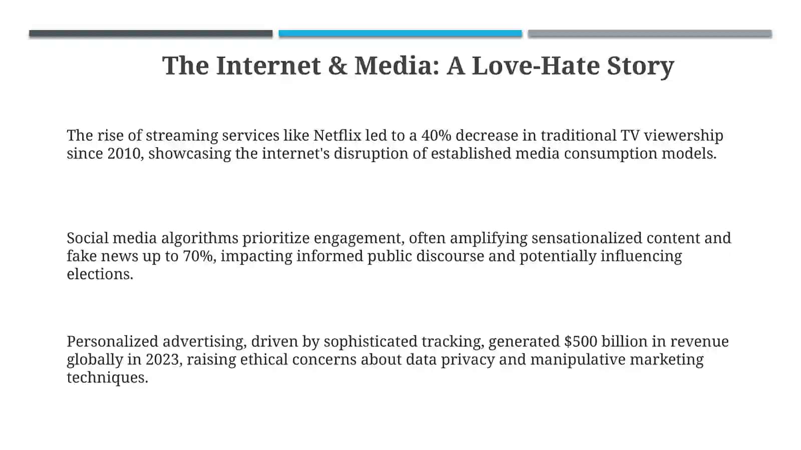 The Internet & Media: A Love-Hate Story 3