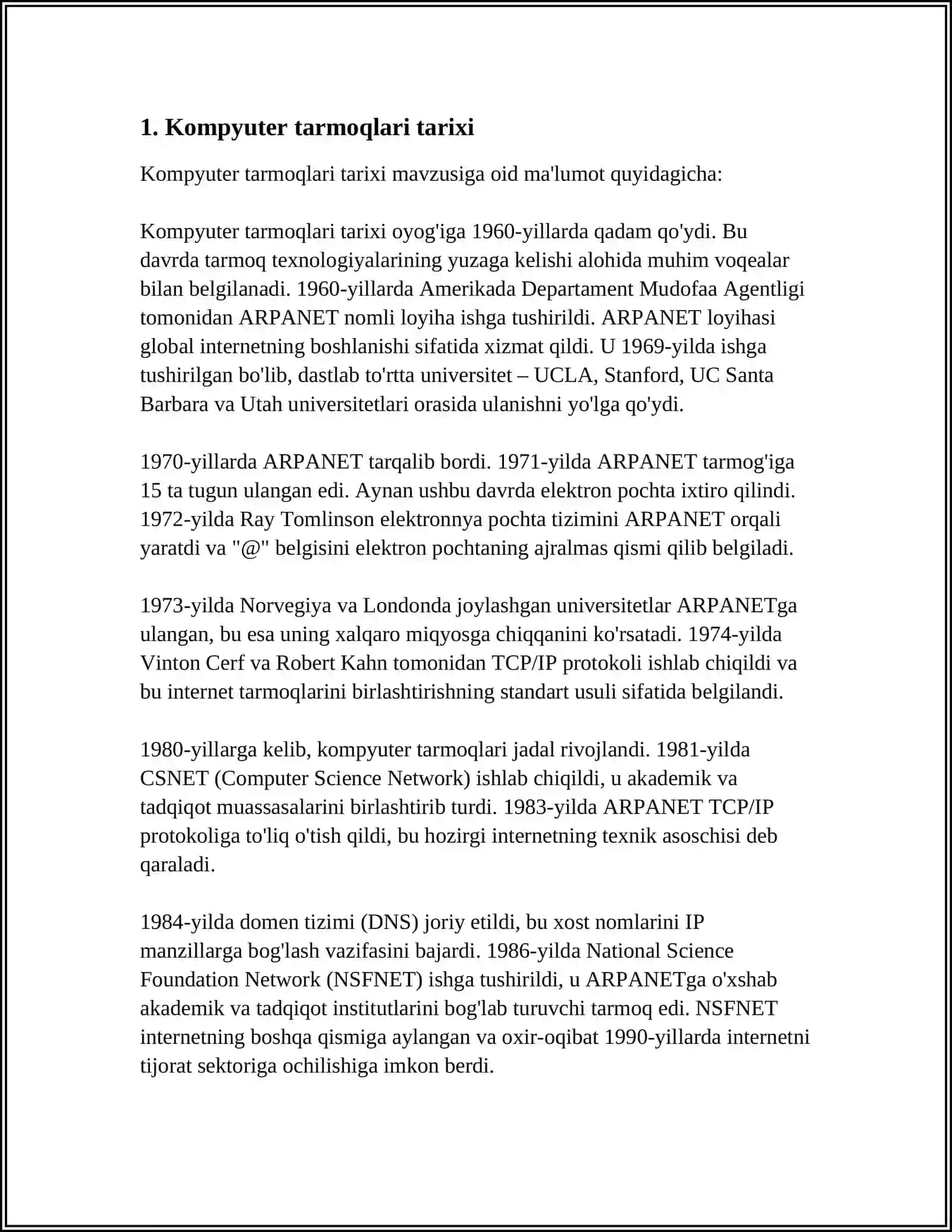 KOMPYUTER TARMOQLARI ASOSIY TUSHUNCHALARI 3