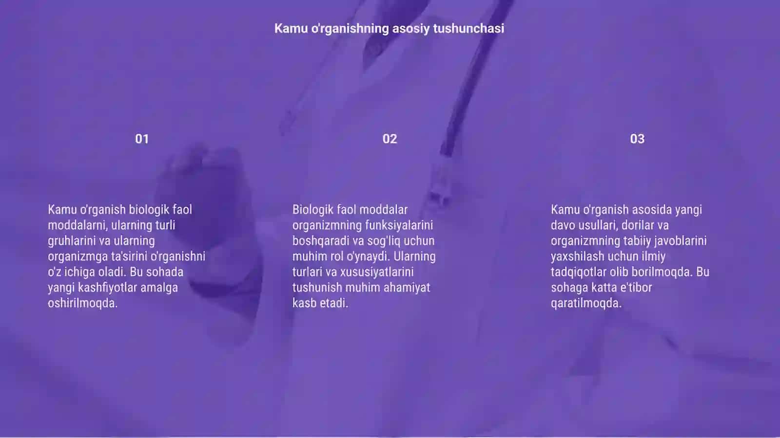 Kam o'rganilgan va turli gruhli biologik faol moddalar 3