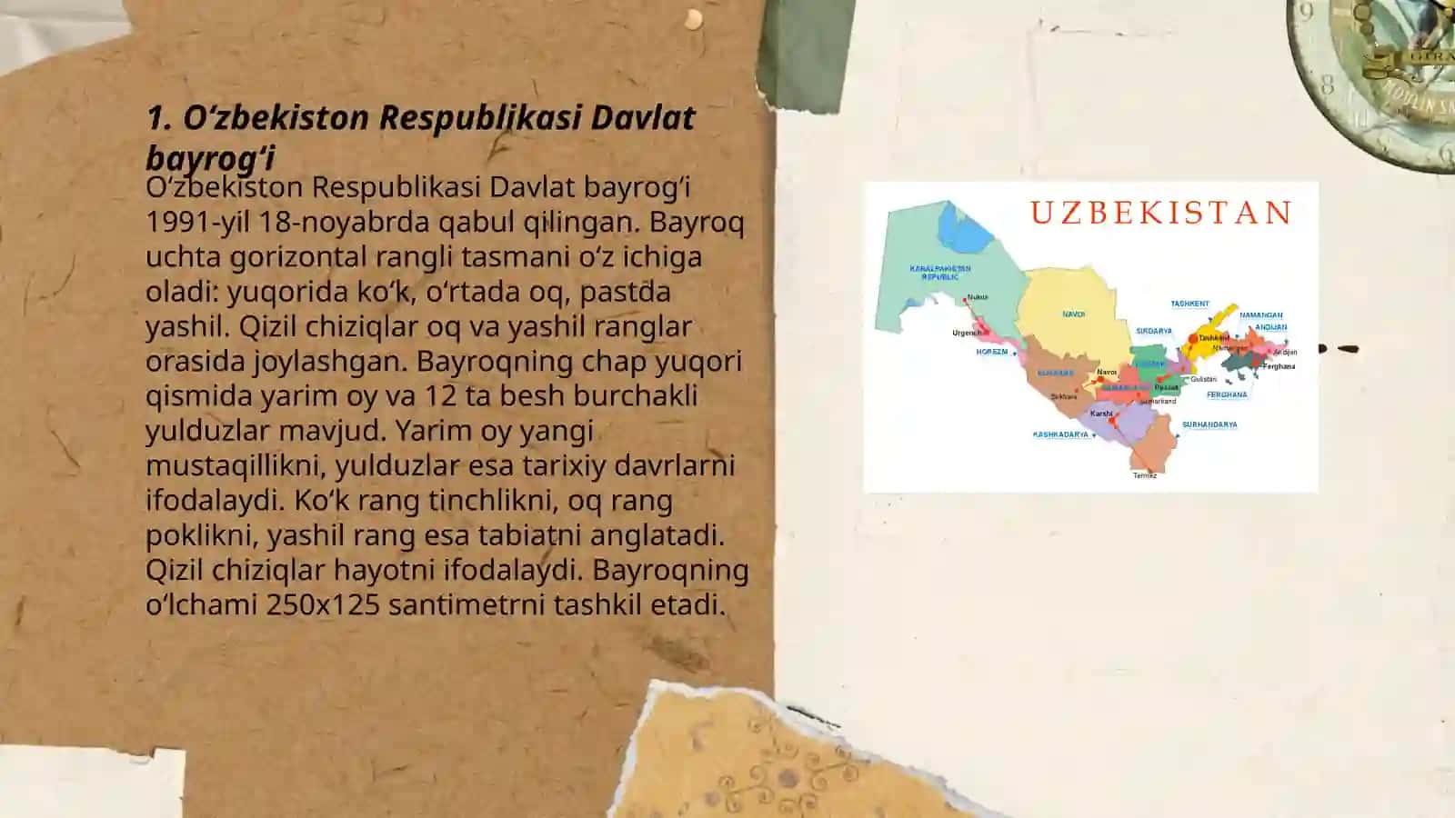 Oʻzbekiston Respublikasi Davlat bayrogʻi 3
