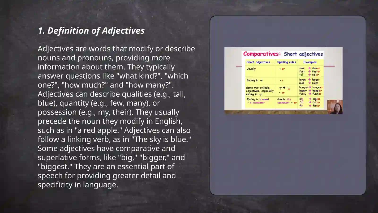 Adjective and its types 3