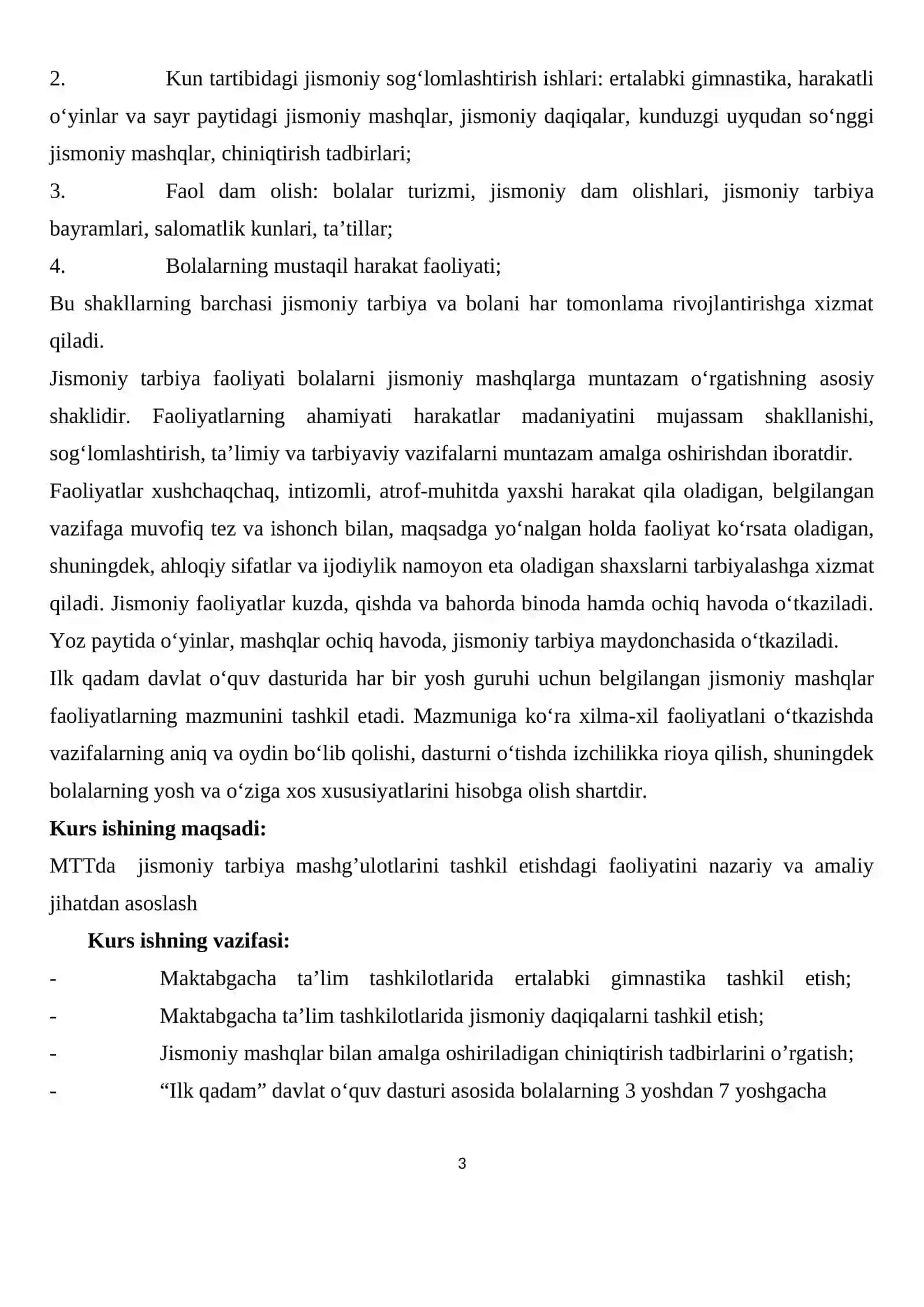 Jismoniy tarbiyani tashkil etish 3