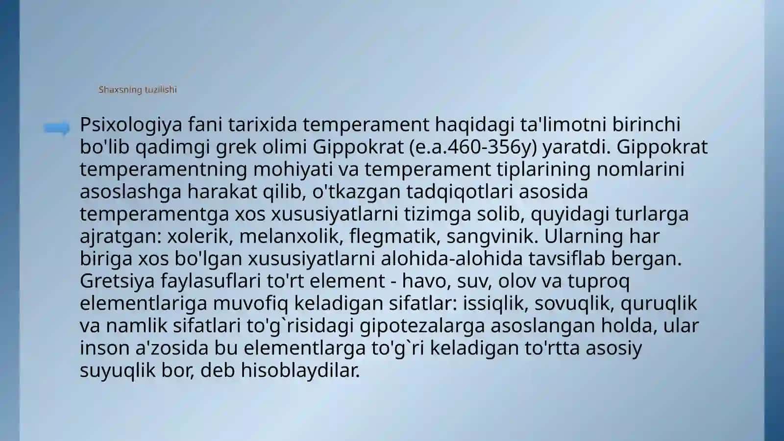 Psixologiyada shaxs tuzilishi va temperament turlari 3