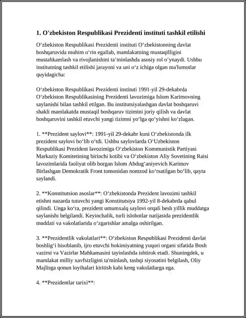 O‘zbekiston Respublikasi Prezidenti instituti 3