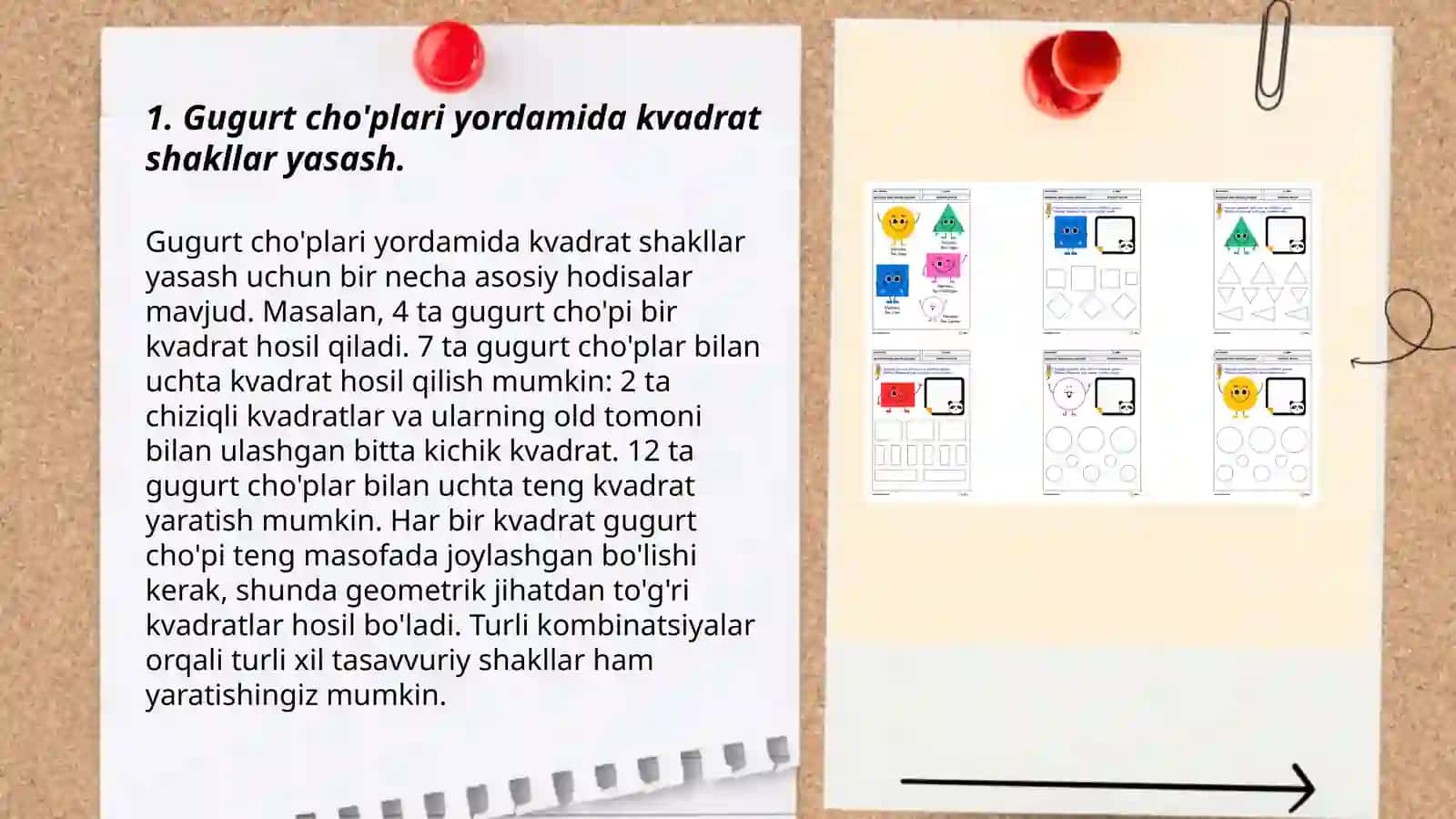 Matematikdan ko’rsatma qurollar va modellar yasash 3